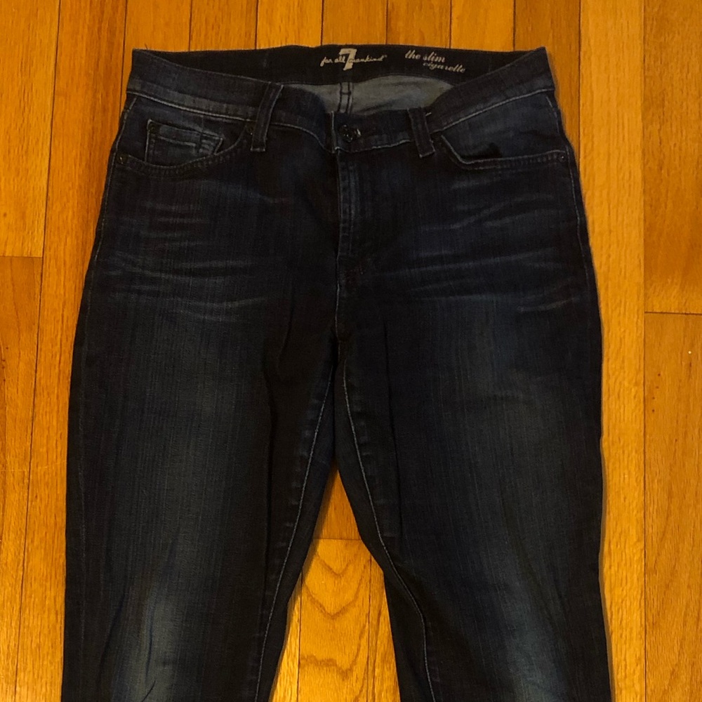 7 For All Mankind the Slim Cigarette Jean, size 28